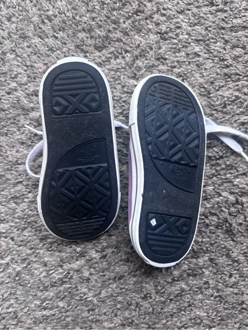 Converse Purple Lace up Shoes